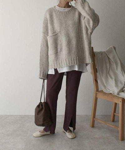 Ivory Drift Sweater