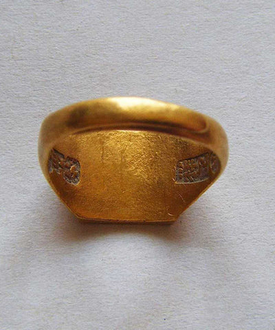 Anillos dorados de plata esterlina para mujer 