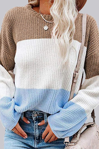 Modische, einfarbige Oberteile mit geteiltem O-Ausschnitt (4 Farben) 