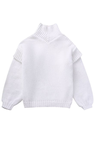 Loose Long Sleeve Turtleneck Sweater