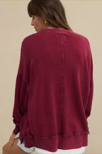 Oversized Crew Neck Hoodie
