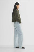 Cropped Utility Workwear Jacket