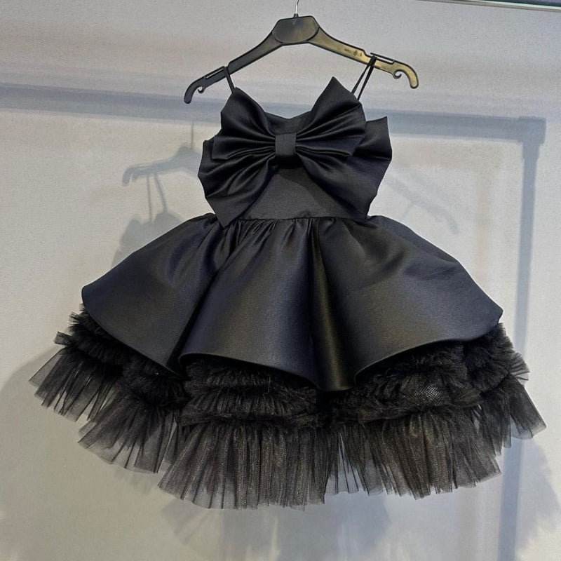 Elegante vestido de primera comunión para bebé, vestido de princesa para bautizo de niña pequeña. 