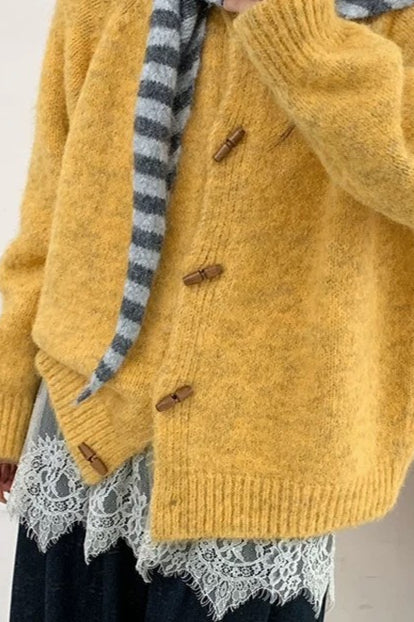 Relaxed Toggle Cardigan