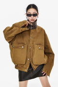 Relaxed Fit Workwear Pocket Jacket