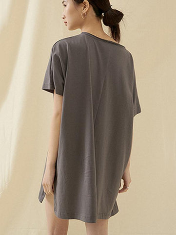Camisetas sueltas, sencillas, lisas y cómodas 