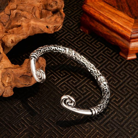 Sterling Silver Monkey King Fashion Premium Bracelet