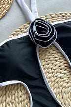 Stereo Flower Beach One Piece Swimwea