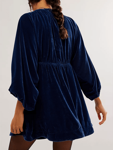 Portia Minikleid aus Samt 