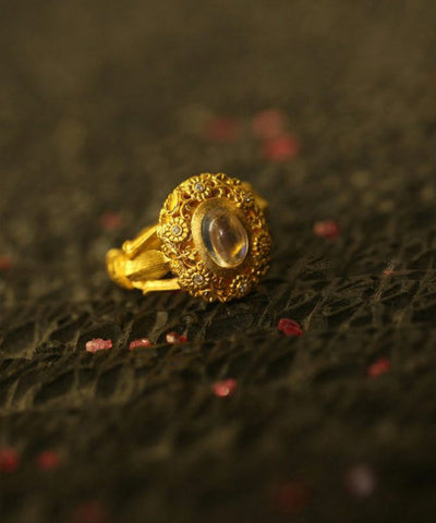 Anillos de jade y oro antiguo vintage 