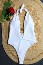 V-Neck Tie Strap Swim Sets