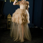 Blumenmädchenkleid, Kinderkommunion, elegantes Festkleid, Barock-Prinzessinnenkleid 
