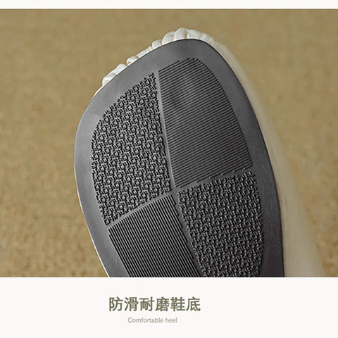new summer women's slippers Korean style mary jane shoes mules Ladies casual black flats Work shoes Large size 41-43