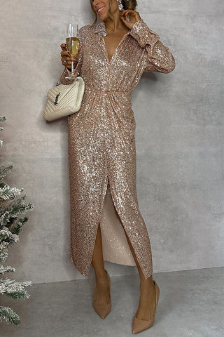 MIDIKLEID MIT PAILLETTEN 