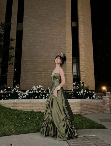 Retro-Ballkleid, trägerlos, neue Kleider, Abiballkleider