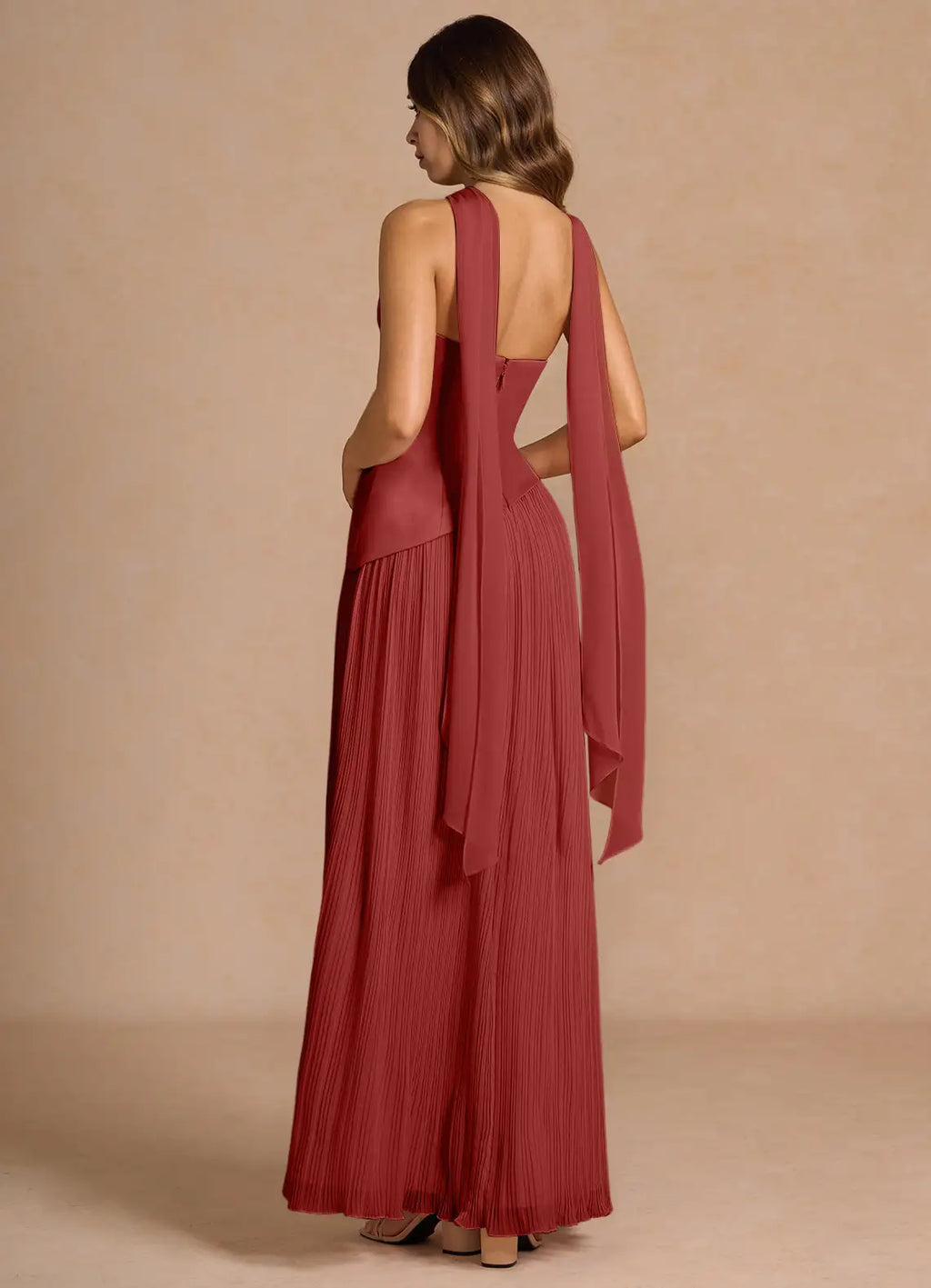 Simple Sleeveless Floor-Length Maxi Dress