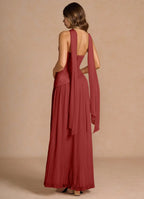 Simple Sleeveless Floor-Length Maxi Dress