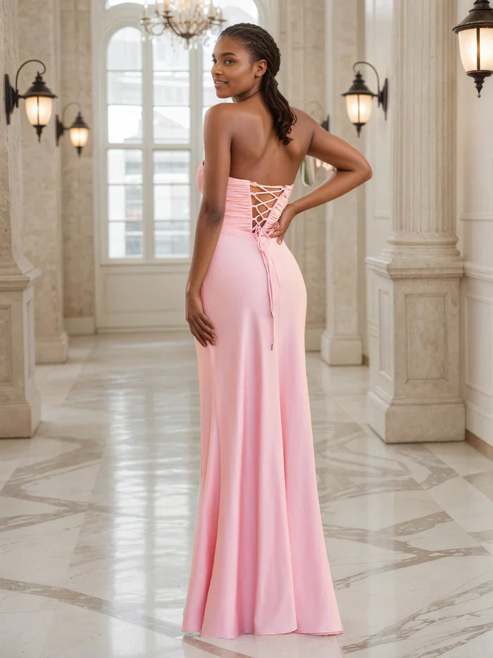Elegante Abendkleider, Etuikleid, herzförmiges Kleid mit Schlüssellochausschnitt, langes Abendkleid