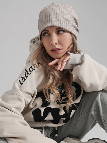 Women Autumn Casual Solid Knitted Soft Hat