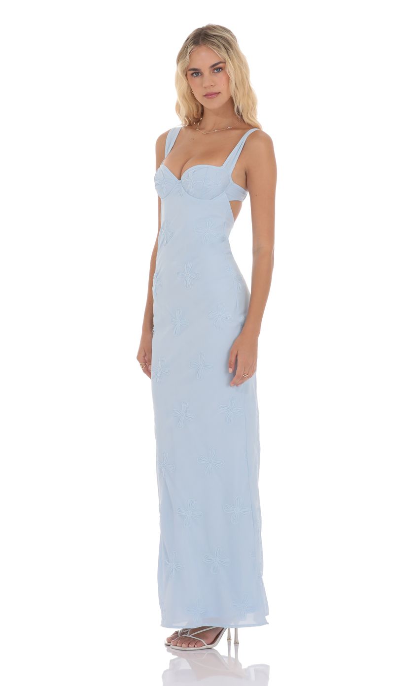 Sexy Spaghettiträger Blumenmuster Rückenfrei Meerjungfrau Maxi Ballkleid