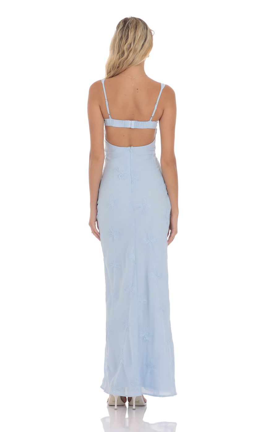 Sexy Spaghettiträger Blumenmuster Rückenfrei Meerjungfrau Maxi Ballkleid