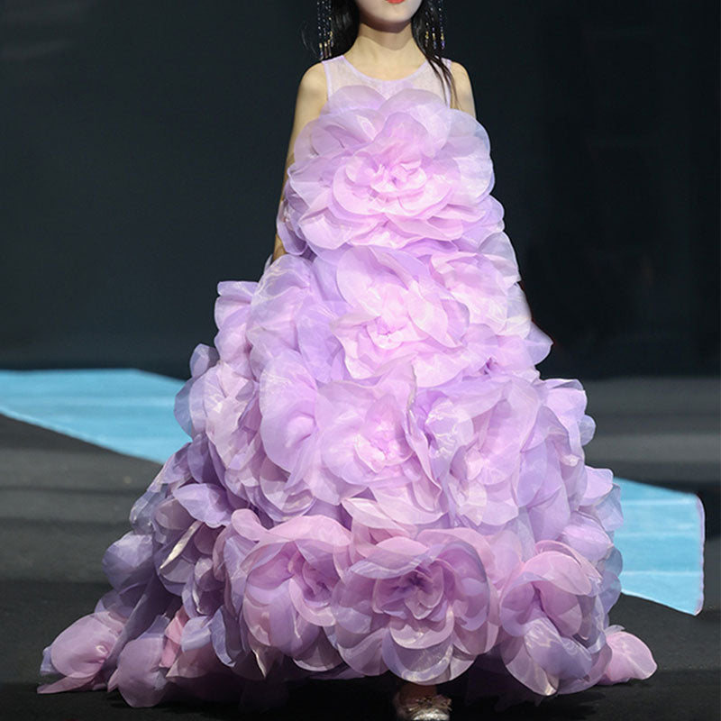 Vestido de comunión para niña, vestido de verano para desfile, vestido de niña de las flores, vestido de baile de boda, vestido de princesa 