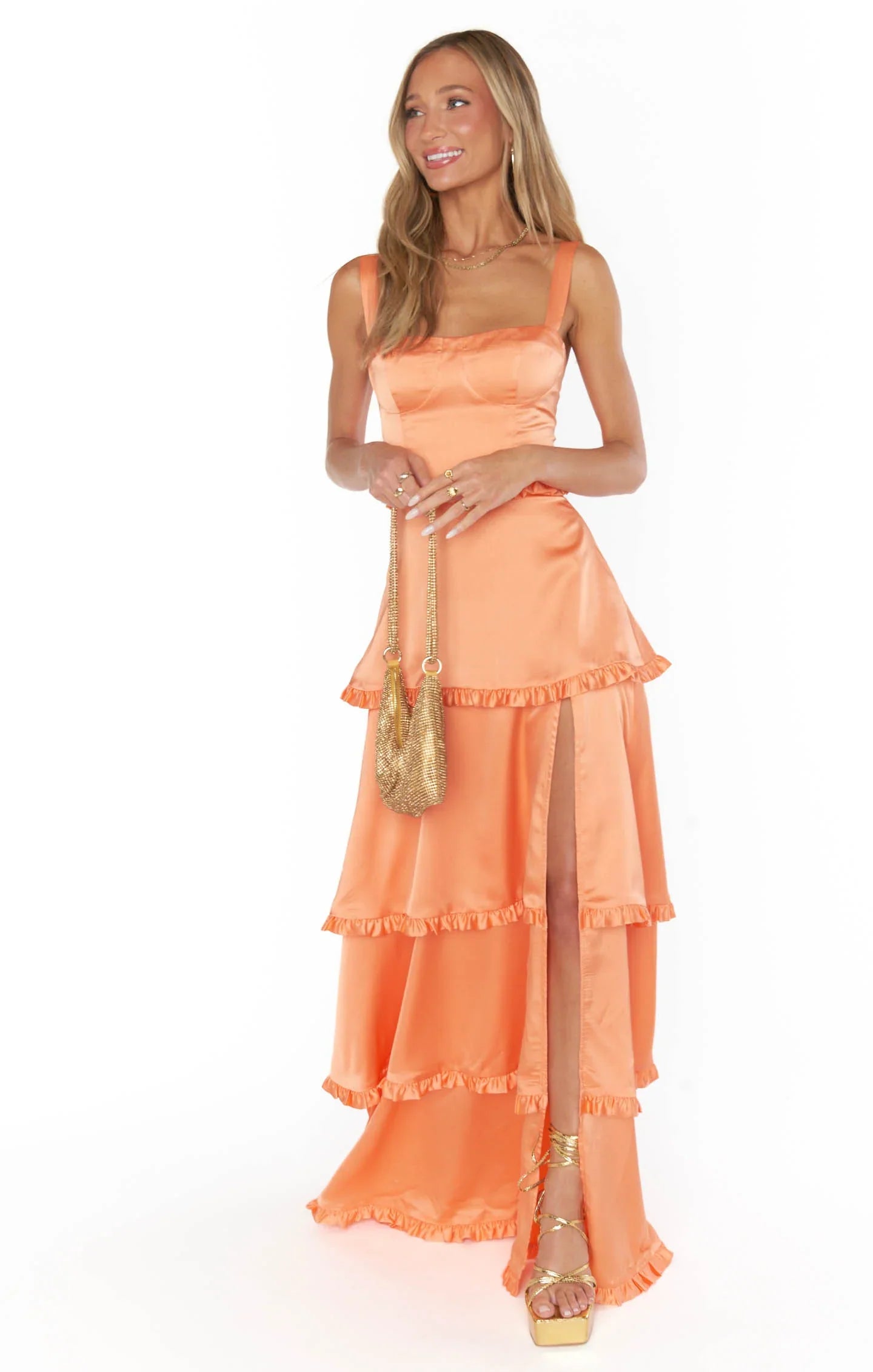 Sexy ärmelloses Damen-Korsettkleid mit Schlitz und Rückenausschnitt, Ballkleid