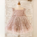 Vestido de primera comunión para niña, vestido de princesa para desfile de cumpleaños de niña pequeña 