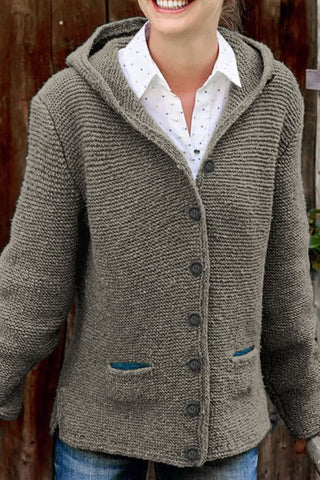 Suéteres con capucha y cuello liso de moda urbana (5 colores) 