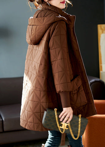 Art Coffee Kapuzentaschen Entendaunen Daunenmantel Winter 