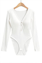 Padded Cut-Out V-Neck One Piece