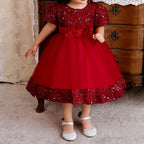 Kommunionkleid für Mädchen, Festkleid für Kleinkinder, Taufe, Geburtstagskleid für Prinzessinnen 