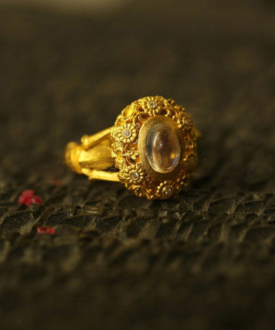 Anillos de jade y oro antiguo vintage 