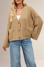 Cable Knit Oversized Cardigan