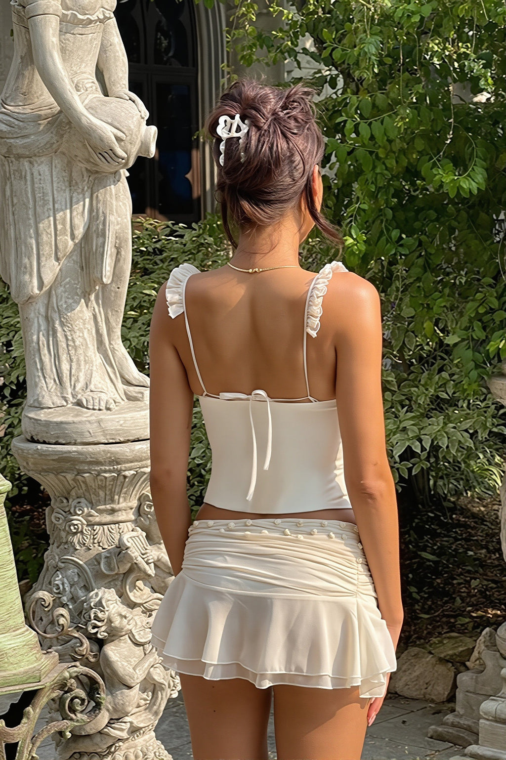 Cropped Waist Cinch Everyday Cami Top