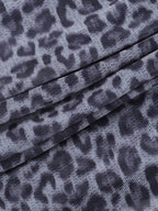 Leopard Print Layered Crop Top