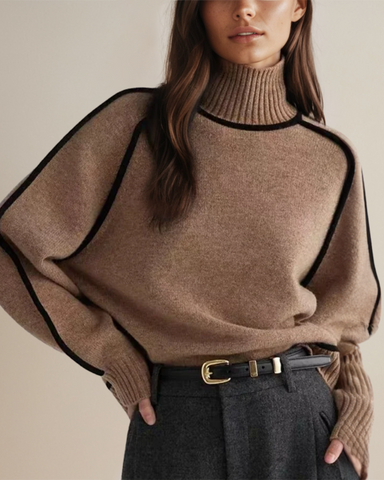 Julia - Suéter de cuello alto 