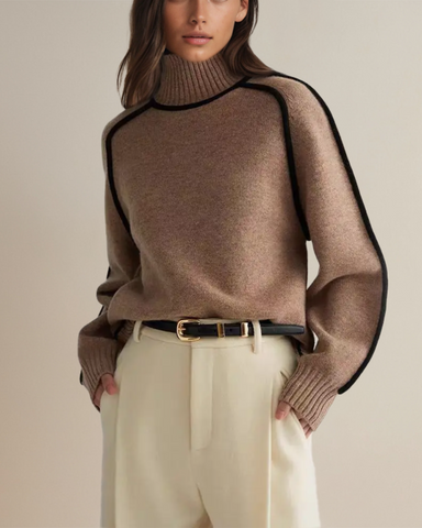 Julia - Suéter de cuello alto 