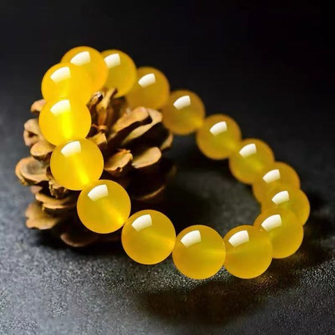 Natural Citrine Premium Translucent Blessing Bracelet