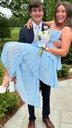 Schicke, leichte Chiffon-Ballkleider, perlenbesticktes Abendkleid