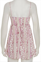 Floral Lace Patchwork V‑Neck Cami Top