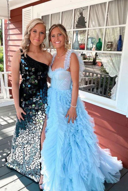 Cielo Nuevo Estilo Largo Vestido de Fiesta Hinchado sin Mangas Vestidos de Fiesta