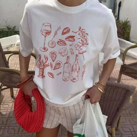 Seafood Oyster Lobster T-shirt