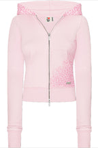 Y2K Crop Zip Hoodie Two Piece Set