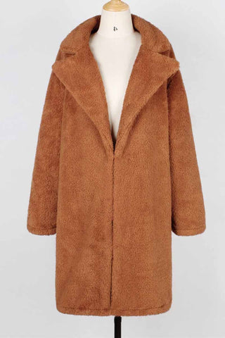 Cárdigan largo de invierno con solapa Chicindress (3 colores) 