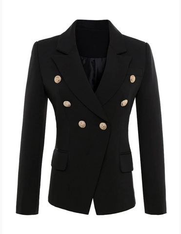 BLAZER CRUZADA DE SATÉN ROCKSA 