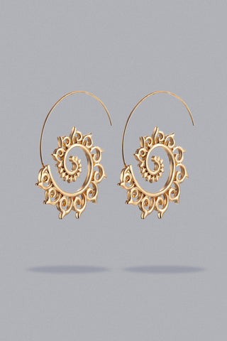 Pendientes sólidos de moda diaria 