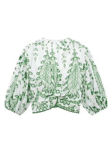 Traje de pantalón corto y blusa Eileen 