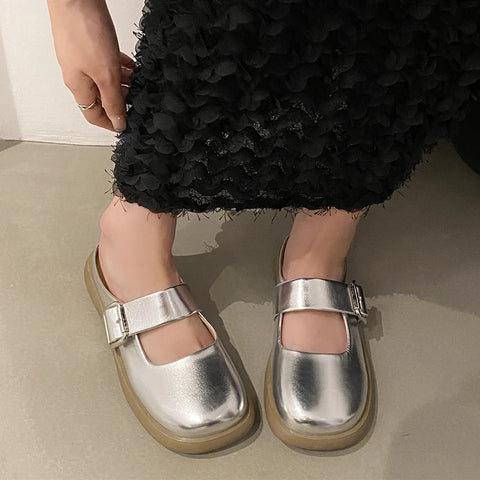 Wohnungen Frauen Hausschuhe Casual Weiche Walking Maultiere Schuhe Neue Sommer Marke 2024 Kleid Gemütliche Sandalen Slingback Flip-Flops Weibliche Slides 
