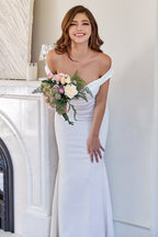 Off the Shoulder Mermaid Prom Dress